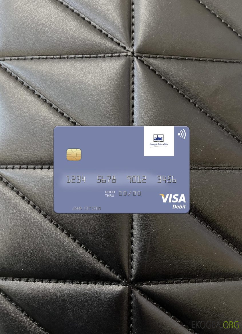 Africa Banking Corporation (ABC) Kenya carte de débit visa photolook recto